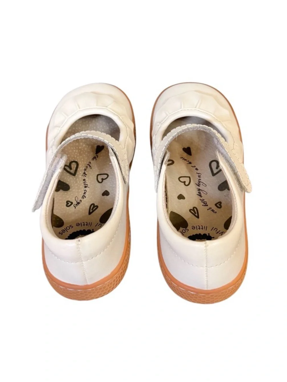 LIVIE & LUCA RUCHE Pearl cream mary Jane dress shoes girl’s  size 13